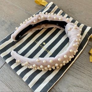 Lele Sadoughi Blush Pearl Headband